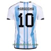 Argentina Maradona 10 Hjemme VM 2022 - Herre Fotballdrakt